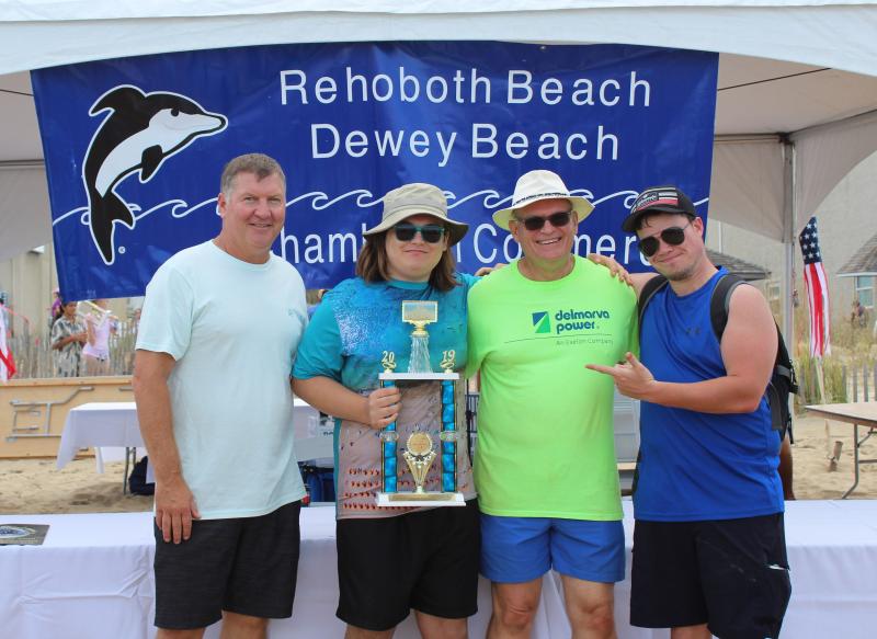 Picture are (l-r) Steve Montgomery, RBDBCC chairman of the board, Kenny Beck, Len Beck and Chris Ventresca. SUBMITTED PHOTO